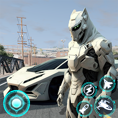 Robot Car Transformation Game